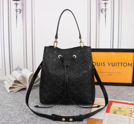 Louis Vuitton LV NeoNoe MM Embossed Handbag Shoulder Bag
