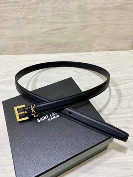YSL Saint Laurent Leather Belts 1:1 Mirror Version