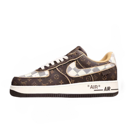 Nike Air Force 1 Low Louis Vuitton Monogram Brown Damier Azur