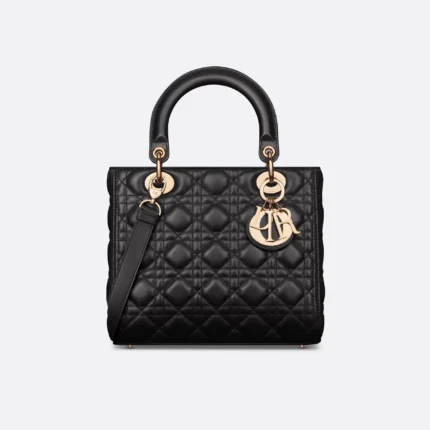 DIOR Medium Lady Bag-Lambskin 10A Mirror Quality Version
