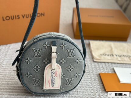 Louis Vuitton Denim Shoulder Bag Handbag
