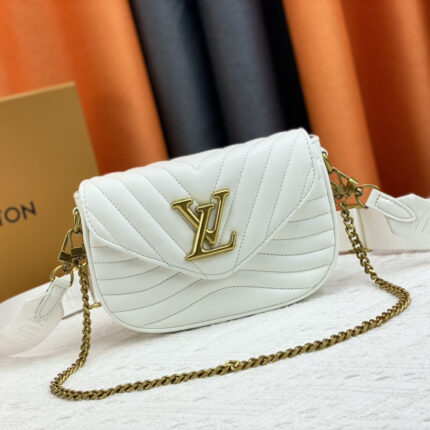 Louis Vuitton LV NEW WAVE Multi Pochette Shoulder Bag Strap Handbag