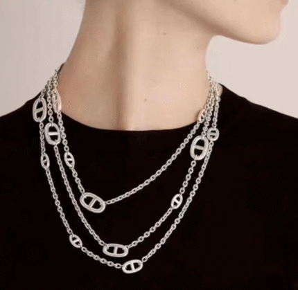 Herms Metal Necklace