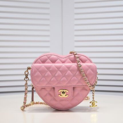 Chanel Peach Pericardium Bag Shoulder Bag Handbag