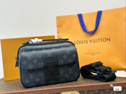 Louis Vuitton S-Lock Messenger Shoulder Bag Handbag