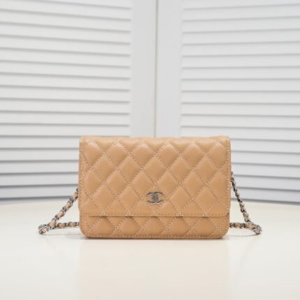 Chanel Woc Caviar Classic Silver Hardware Shoulder Bag Handbag