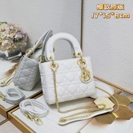 Dior Mini Lady Bag-Lambskin shoulder bag