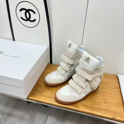 Isabel Marant Bekett Sneakers Women leather wedge sneakers