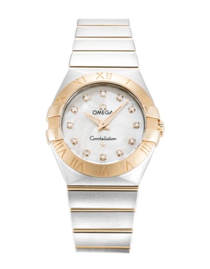 Omega Constellation Small White Dial Diamond Markers Lady 123.20.27.60.55.001 27MM