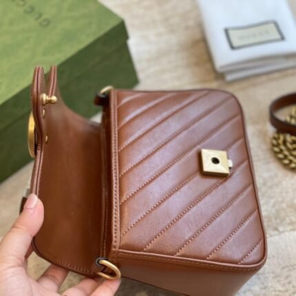 GUCCI GG Marmont mini top handle bag