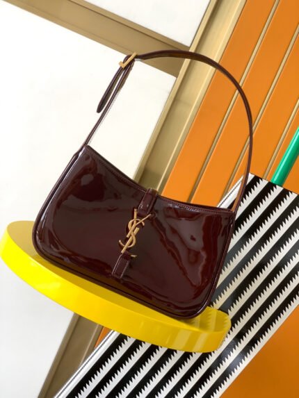 YSL Saint Laurent hobo patent leather underarm bag 10A Quality