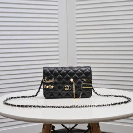 Chanel Alphabet Hardware CF Shoulder Bag Handbag