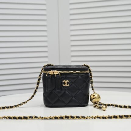 Chanel  GoldenBall Makeup Box Bag Small Shoulder Bag Handbag