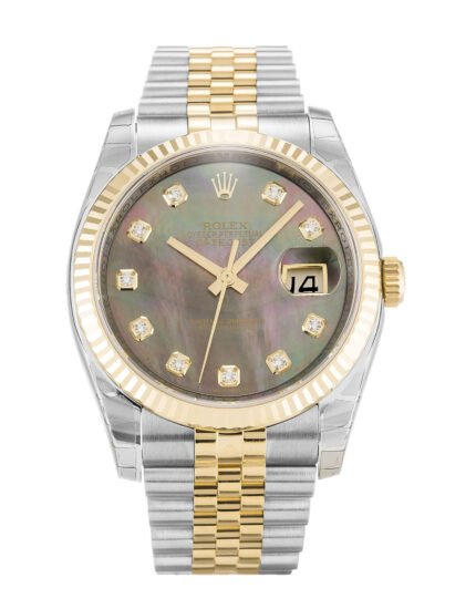 Rolex Datejust Diamond Markers Stainless Steel Strap 116233 36MM