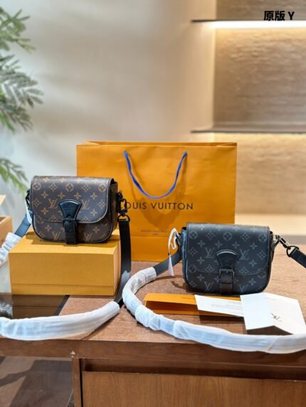 Louis Vuitton Montsouris Messenger Shoulder Bag Handbag