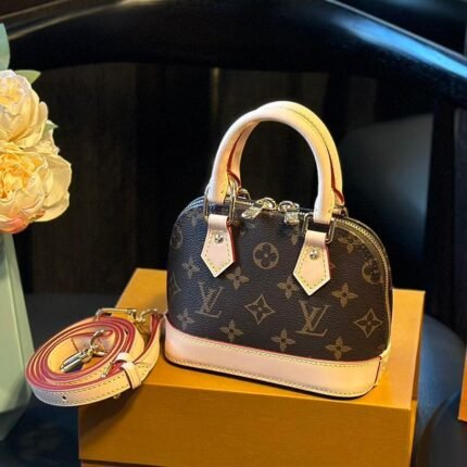 Louis Vuitton LV Alma BB Mini Handbag Monogram Damier Ebene