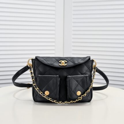 Chanel 24p Underarm Hoho Hippie Bag Small Shoulder Bag Handbag